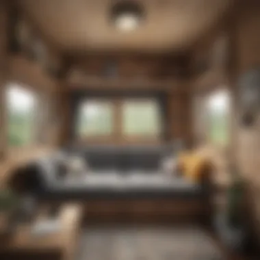 DIY Options for Personalized Tiny House Sofa Beds DIY tiny house sofa bed with storage for personalized touch