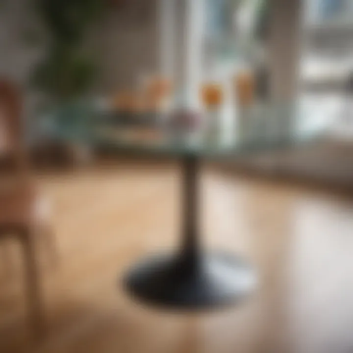 Notable The Versatility of a 55 Inch Round Glass Table Top